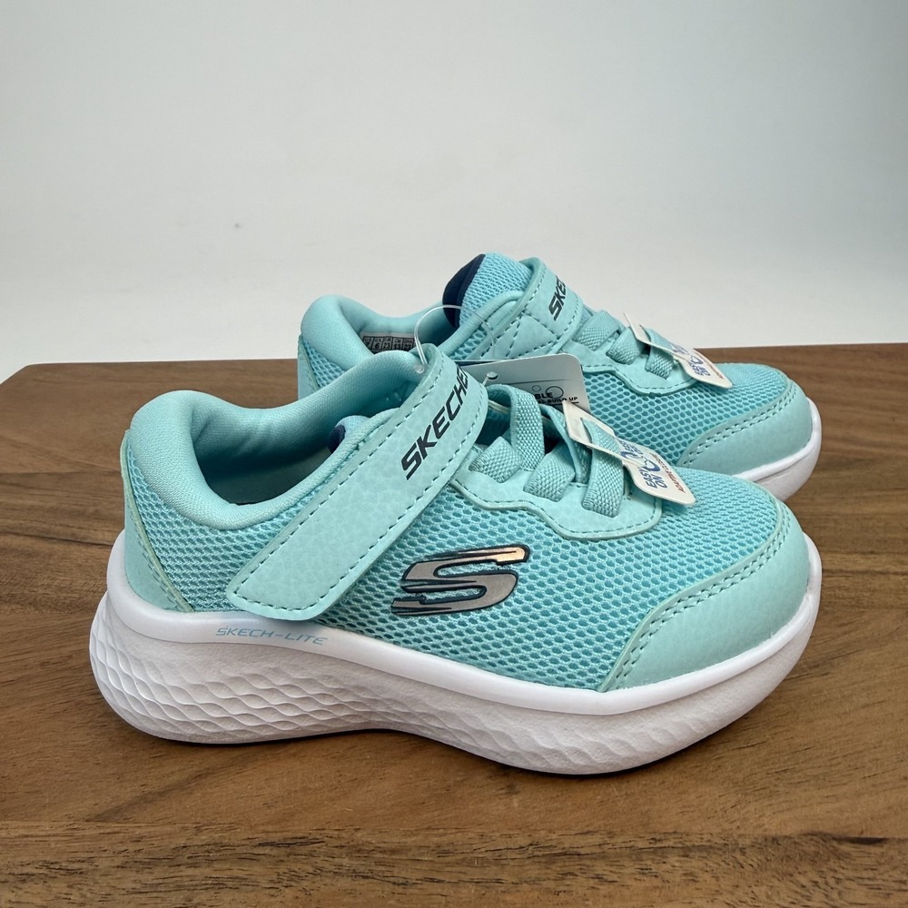 New Little Kids Skechers Skech-Lite Pro Mint Mesh Casual Sneakers Size 7 C NIB